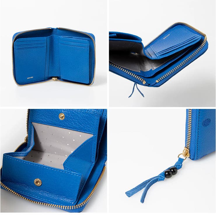 perche ペルケ ドット刺繍ラウンドパームフィットウォレット | BACKYARD FAMILY | 詳細画像9 