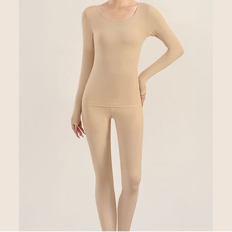 超薄型発熱インナー保温シャツパンツ上下セット | BACKYARD FAMILY | 詳細画像11 