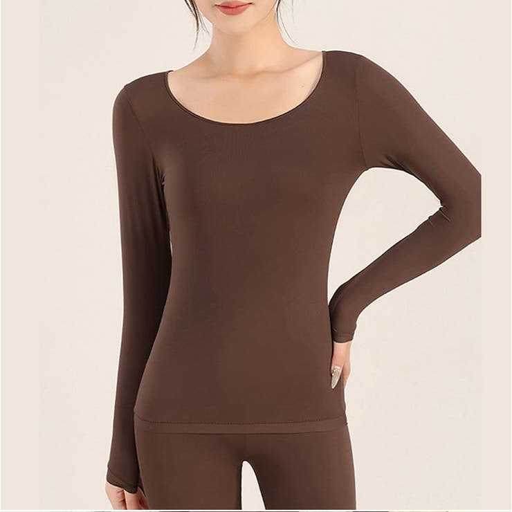 超薄型発熱インナー保温シャツパンツ上下セット | BACKYARD FAMILY | 詳細画像6 