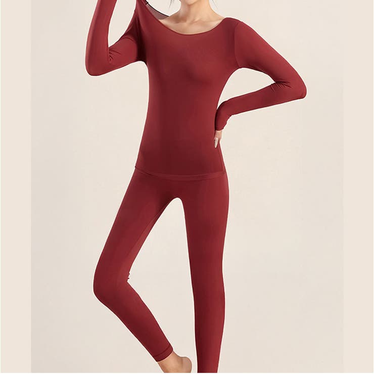 超薄型発熱インナー保温シャツパンツ上下セット | BACKYARD FAMILY | 詳細画像8 