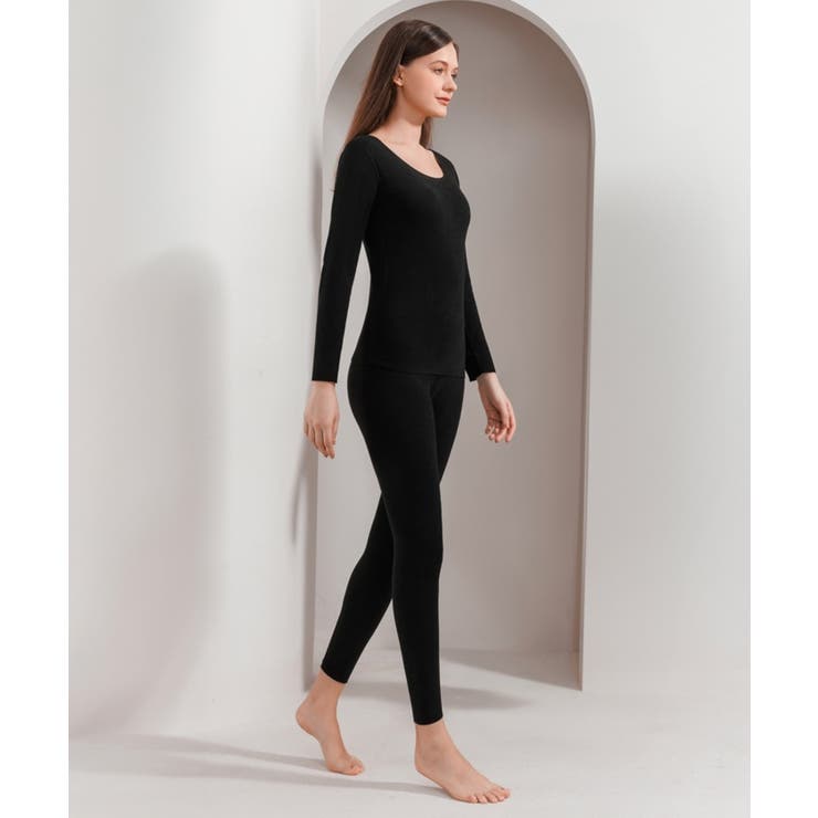 極暖発熱インナー保温シャツパンツ上下セット | BACKYARD FAMILY | 詳細画像2 