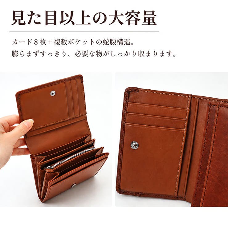 Lee クロスステッチデザイン 二つ折り財布 リアルレザー | BACKYARD FAMILY | 詳細画像6 