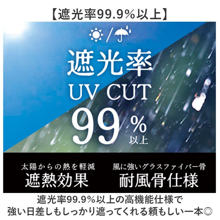 Girl UV bloc Umbrella ジャンプ傘 55cm | BACKYARD FAMILY | 詳細画像3 