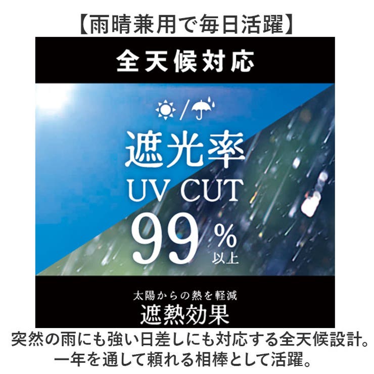 Mens UV bloc Umbrella 自動開閉傘 55cm | BACKYARD FAMILY | 詳細画像6 