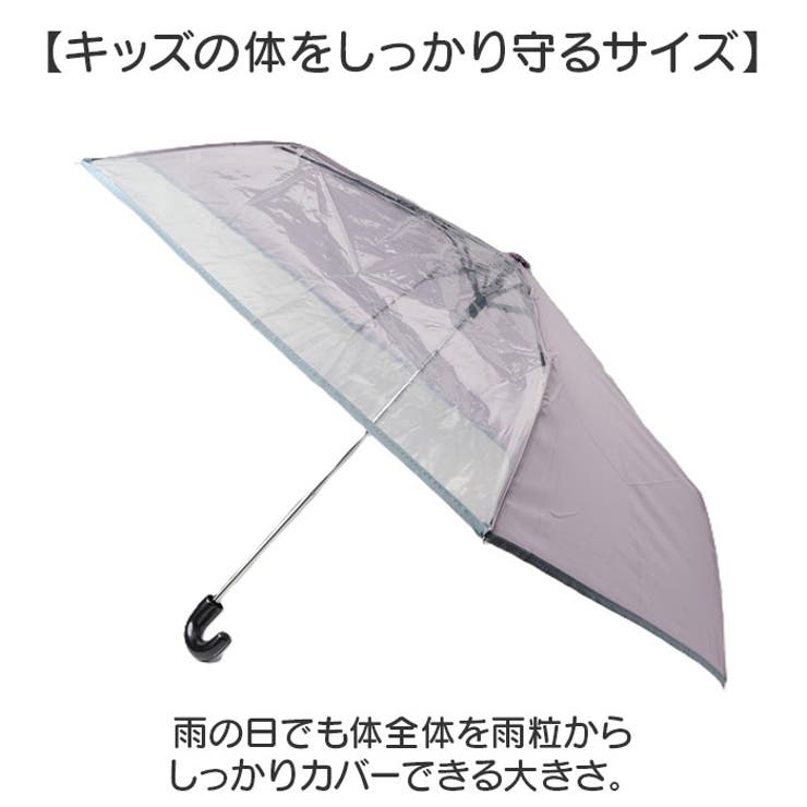 ジュニア折りたたみ傘50cm 透明窓付 | BACKYARD FAMILY | 詳細画像6 