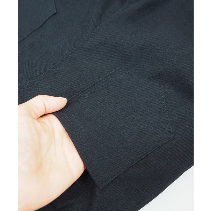 ストレッチスキニーボタン4極細レギンス細見えパンツ | BACKYARD FAMILY | 詳細画像8 