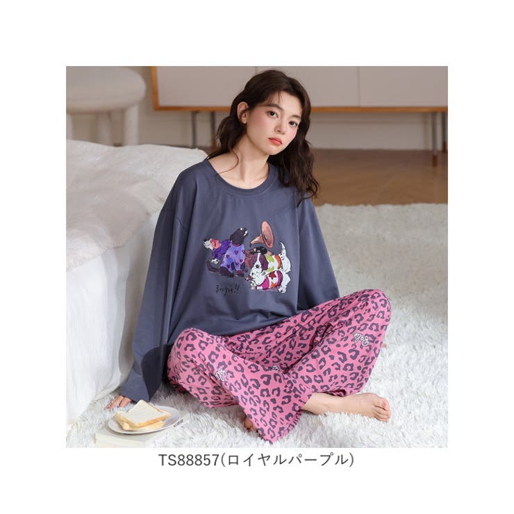 パジャマ レディース 長袖 セットアップ | BACKYARD FAMILY | 詳細画像14 