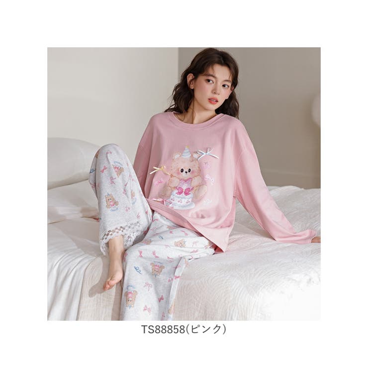 パジャマ レディース 長袖 セットアップ | BACKYARD FAMILY | 詳細画像15 