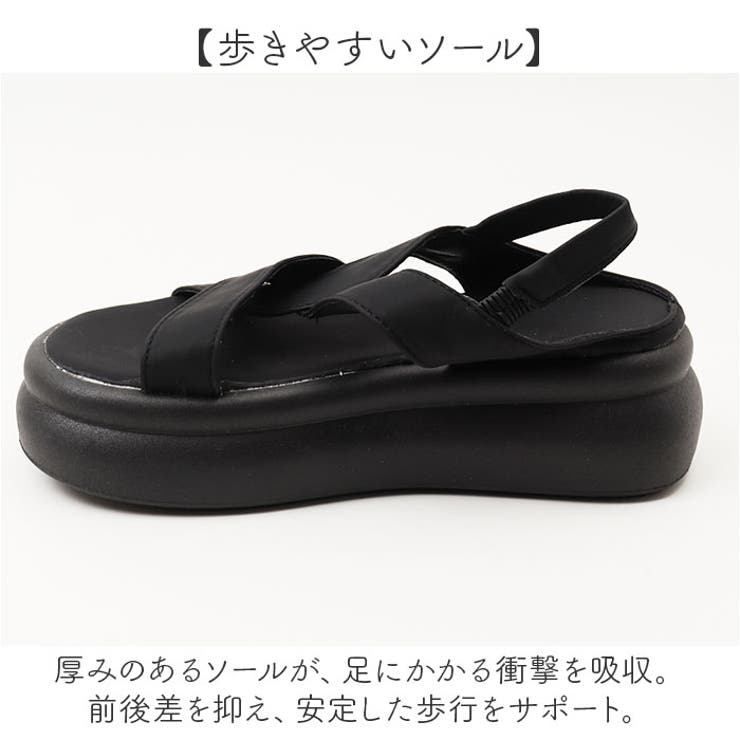 スポーツサンダル 厚底サンダル レディース 美脚 | BACKYARD FAMILY | 詳細画像5 