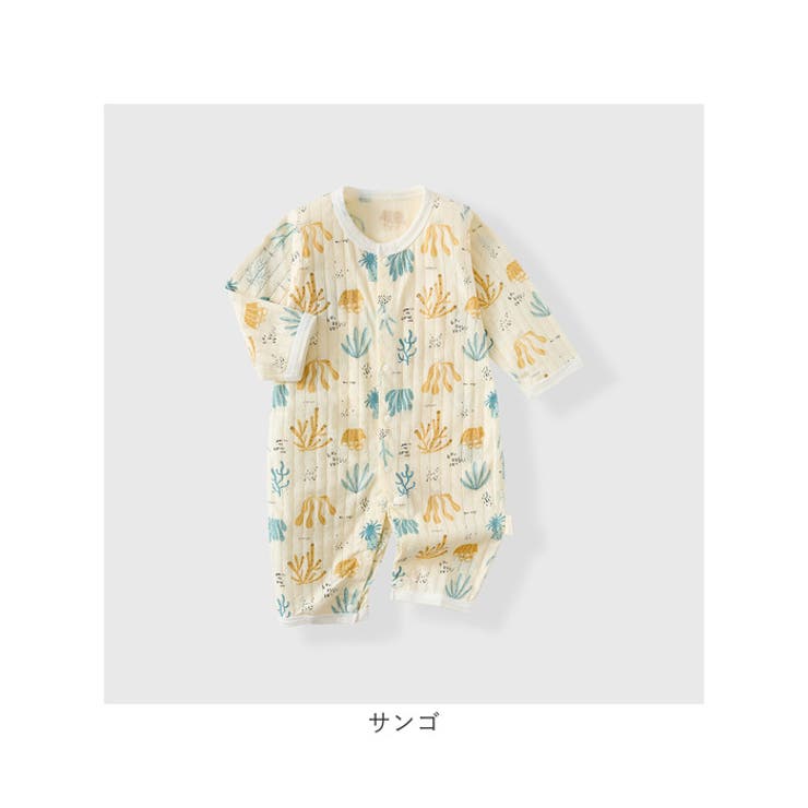 ロンパース 夏 新生児 前開き 肌着 長袖 | BACKYARD FAMILY | 詳細画像16 