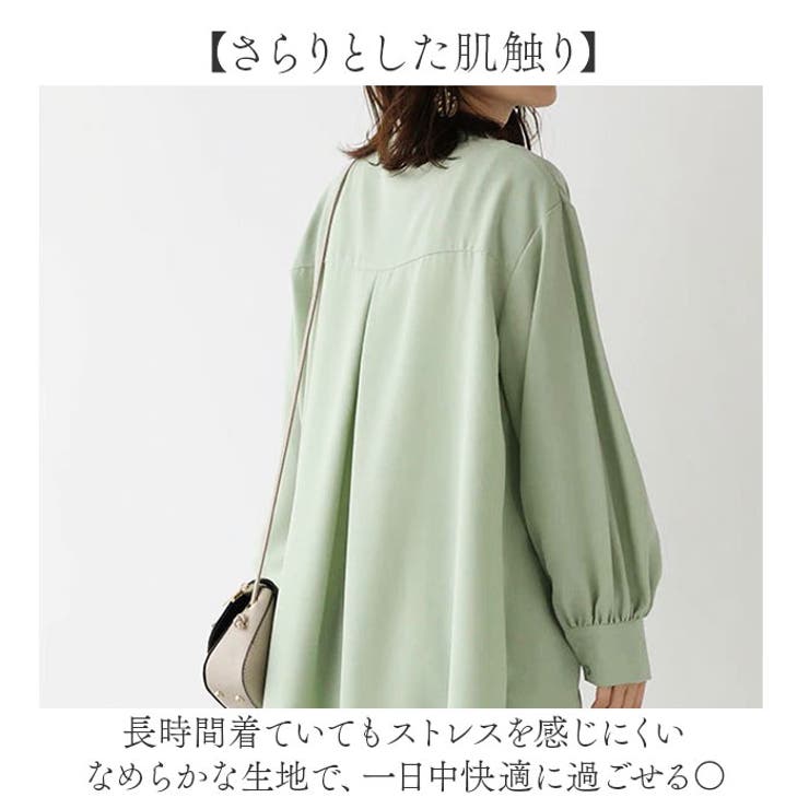 シャツワンピ ロングシャツ | BACKYARD FAMILY | 詳細画像13 