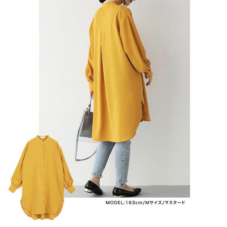 シャツワンピ ロングシャツ | BACKYARD FAMILY | 詳細画像6 
