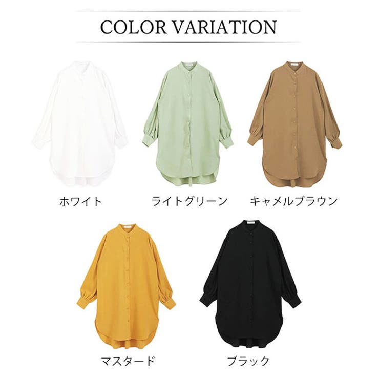 シャツワンピ ロングシャツ | BACKYARD FAMILY | 詳細画像7 