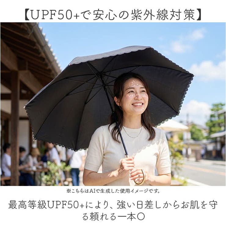 晴雨兼用長傘50cm ブラックコーティング | BACKYARD FAMILY | 詳細画像5 