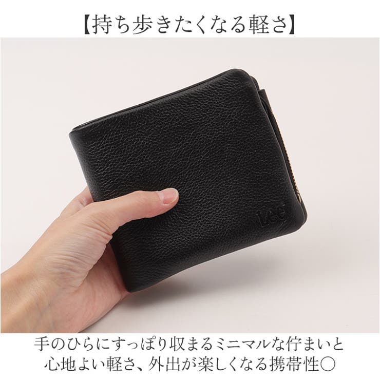Lee レザー 横型二つ折り財布 | BACKYARD FAMILY | 詳細画像6 