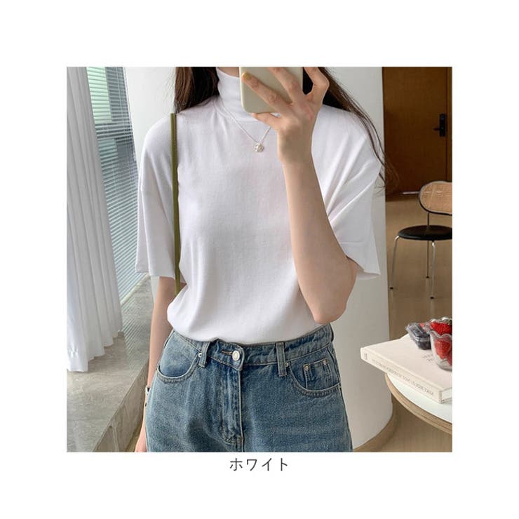 半袖Tシャツ ハイネック レディース | BACKYARD FAMILY | 詳細画像19 