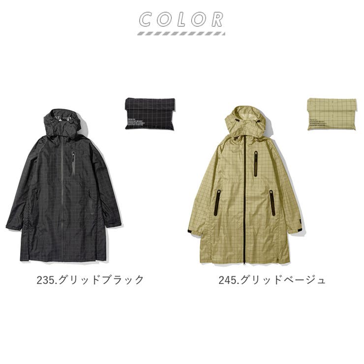 キウ KiU ウォータープルーフ ライトバイシクルロングジャケット