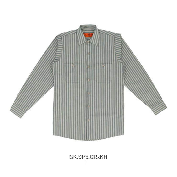 BRIEFING レッド シャツ Lサイズ RED KAP レッドキャップ 半袖シャツ ワークシャツ メンズ 無地