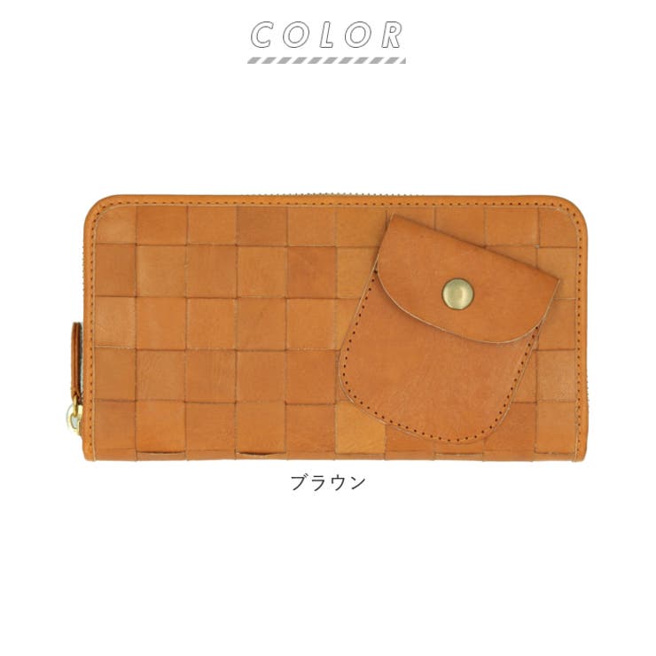 zuccherofilato ズッケロフィラート 49343 ポケットデザインラウンド長財布 ズッケロフィラート 49343 ポケットデザインラウンド長財布[品番