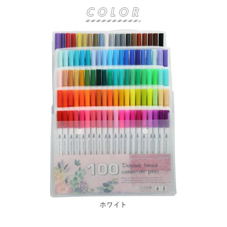 100色 マーカーペン 水性インク 太字 細字 2種類ペン先 mps100 | BACKYARD FAMILY | 詳細画像11 