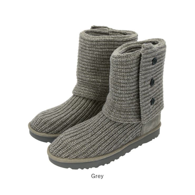 UGG classic cardy ブラック 24.0cm US 7 - 靴