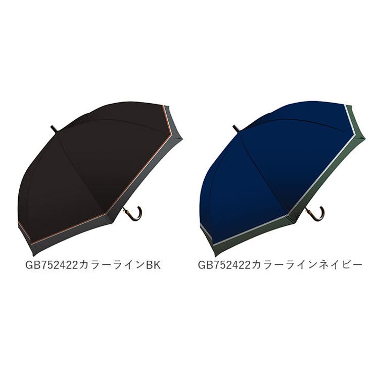 極美品♥処分価格　FEILER　ネイビー レース柄 長傘 バンブースタイル 極美品♥処分価格 FEILER ネイビー レース柄 長傘 バンブー