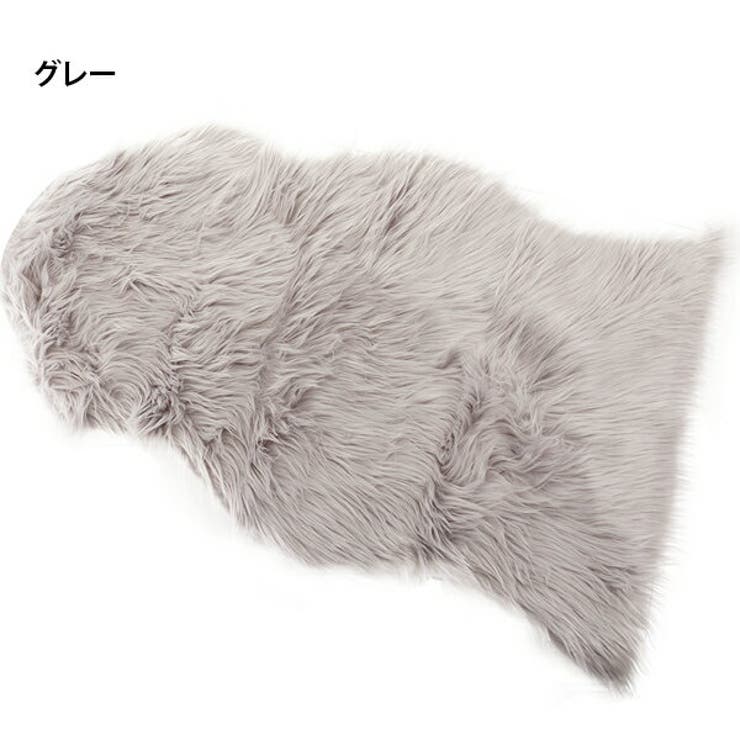 フェイクムートンラグ 通販 ムートン[品番：BCYW0002172]｜BACKYARD