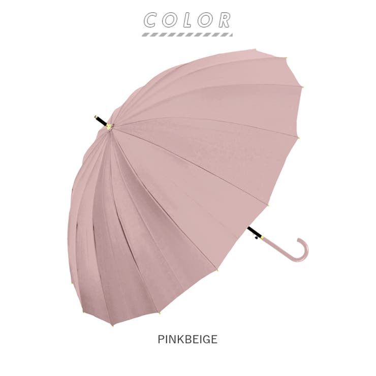 Natural basic レディース 傘 55cm 16本骨 無地 | BACKYARD FAMILY | 詳細画像12 