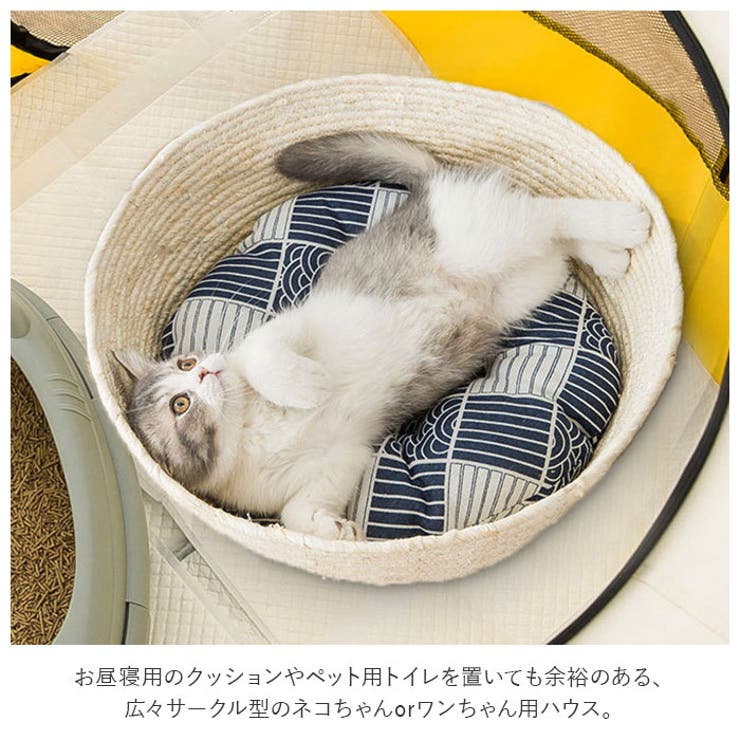 猫用ケージ 折りたたみキャットハウス pk6110[品番：BCYW0014014
