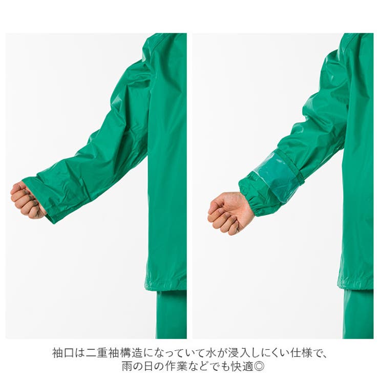 WORK RAIN M-100 レインスーツ上下セット | BACKYARD FAMILY | 詳細画像7 