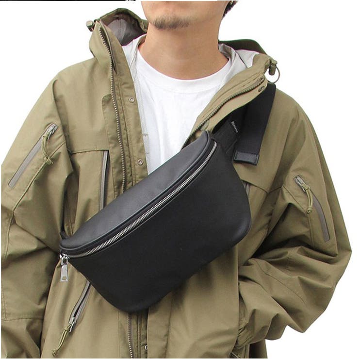 REGiSTA Pu-Leather Waist Pouch | BACKYARD FAMILY | 詳細画像1 