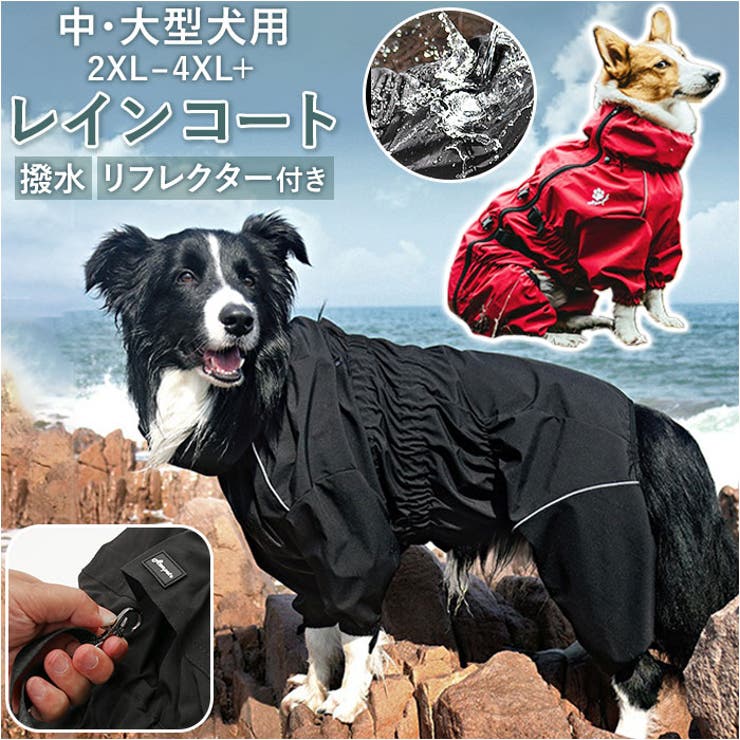 犬用 レインコート 大型犬用 y2008l[品番：BCYW0013462]｜BACKYARD