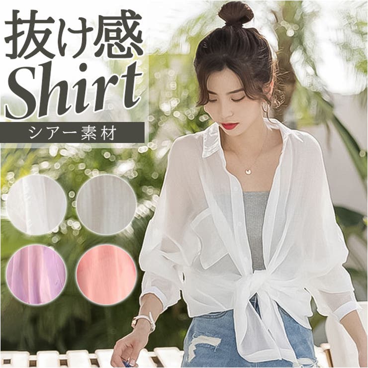シャツ 透け感 リラックス lysh1901 | BACKYARD FAMILY | 詳細画像1 