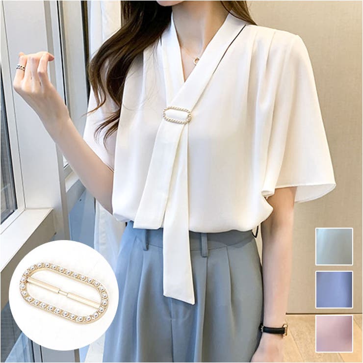 ブラウス トップス レディース 半袖 夏 おしゃれ bls9865 | BACKYARD FAMILY | 詳細画像1 