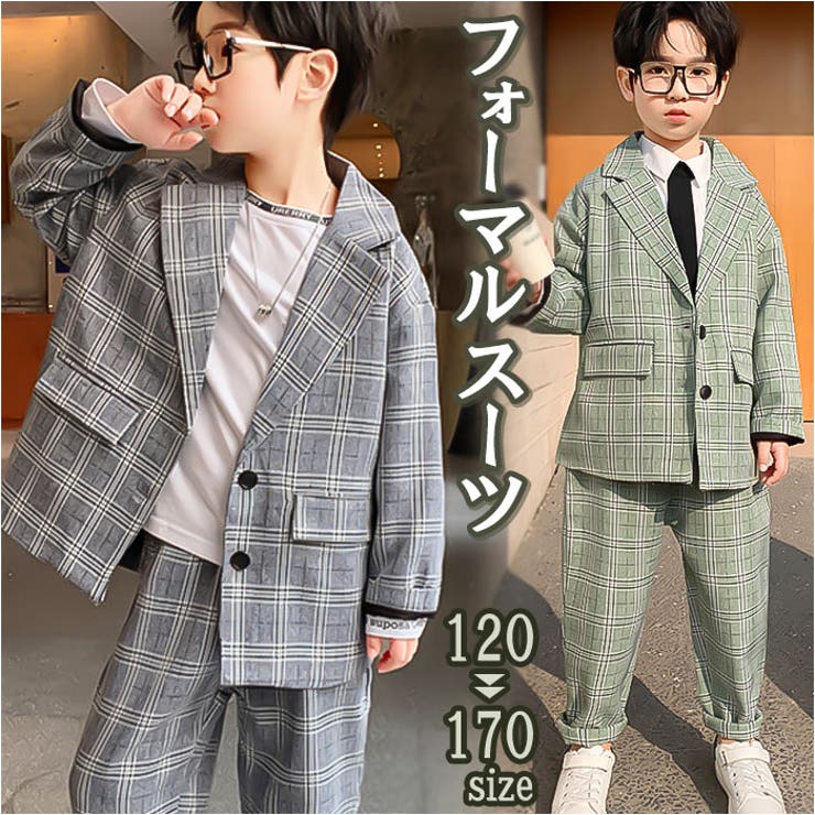 キッズ/ベビー/マタニティ男の子スーツ　130サイズ