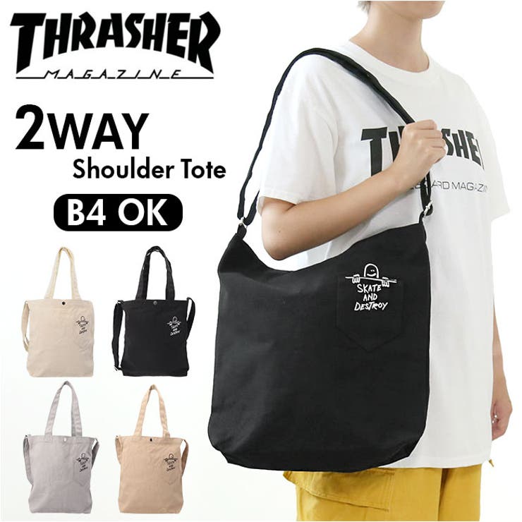 THRASHER スラッシャー THR-275 Shoulder Bag M[品番：BCYW0022538