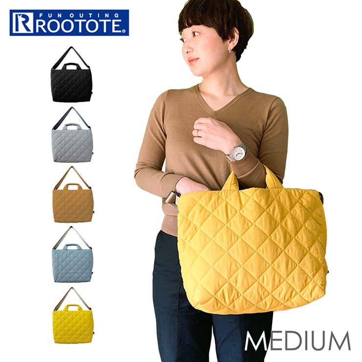ROOTOTE1265 SN.ミテ゛ィアム2way.タ゛イヤキルト-F[品番：BCYW0024554
