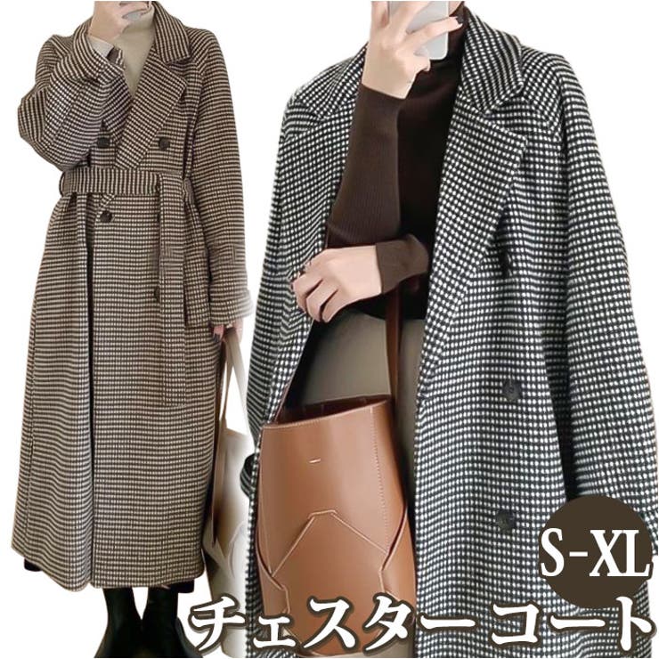 チェスターコート チェック柄 アウター mmlcoat1115e[品番