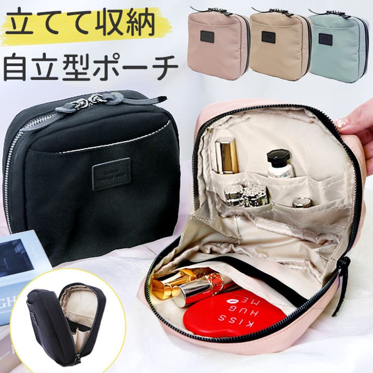 撥水ナイロンスクエアスタンドポーチ | BACKYARD FAMILY | 詳細画像1 