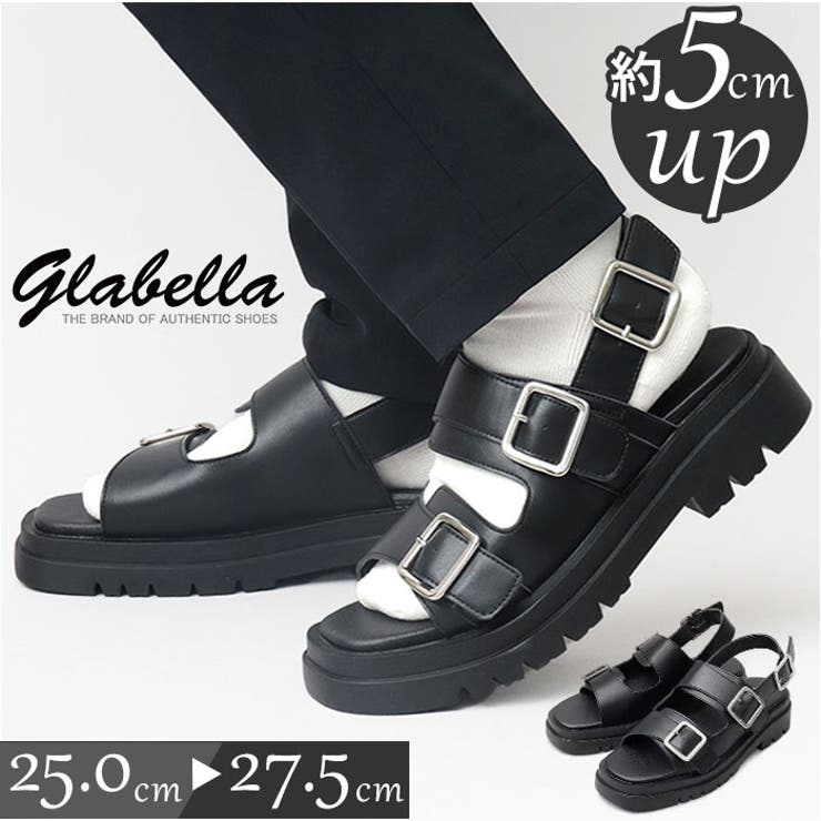 glabella SQUARE TOE STRAP SANDALS | BACKYARD FAMILY | 詳細画像1 
