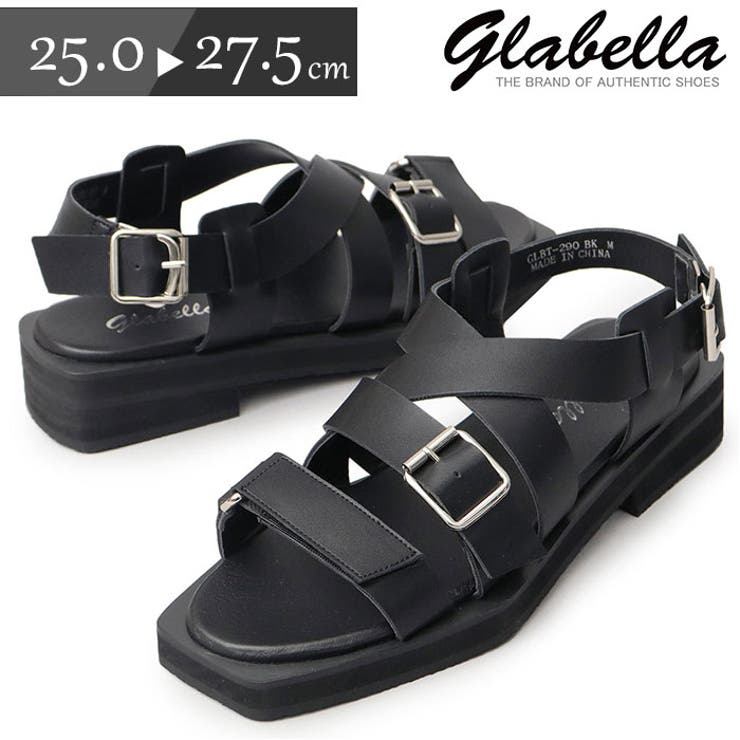 glabella SQOUARE TOE STRAP SANDALS | BACKYARD FAMILY | 詳細画像1 