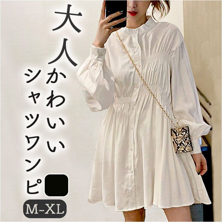 シャツワンピース 長袖 mmshirtd23b | BACKYARD FAMILY | 詳細画像1 