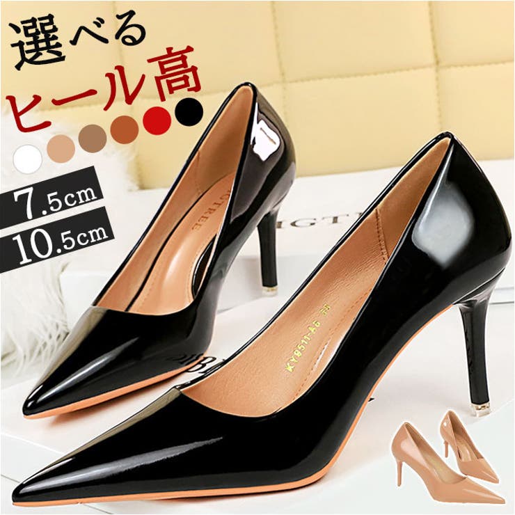 SESTO パンプス リボン付きキトゥンヒールクラシカルパンプス