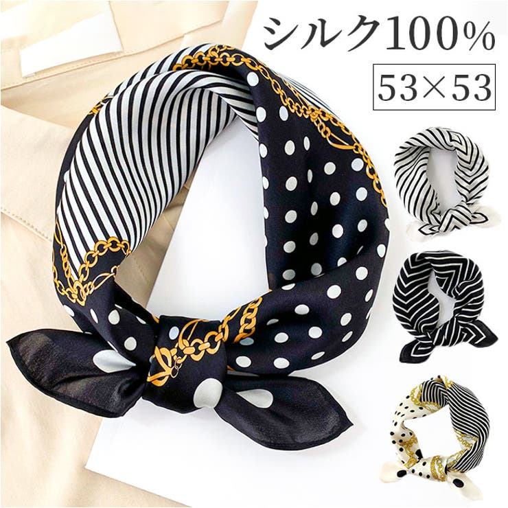 スカーフ シルク100% | BACKYARD FAMILY | 詳細画像1 