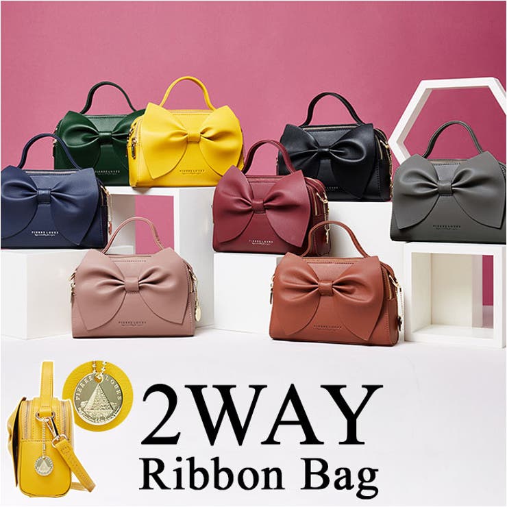ショルダーバッグ リボン 2way[品番：BCYW0031815]｜BACKYARD