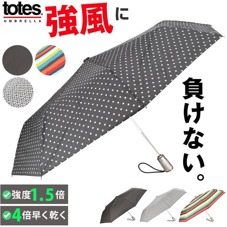 トーツ totes 8413 TITAN 自動開閉折りたたみ傘[品番