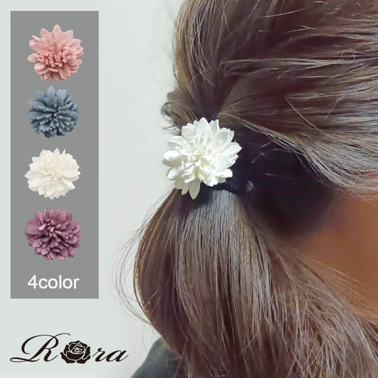 ベラお花モチーフヘアゴム(4color) | BACKYARD FAMILY | 詳細画像1 