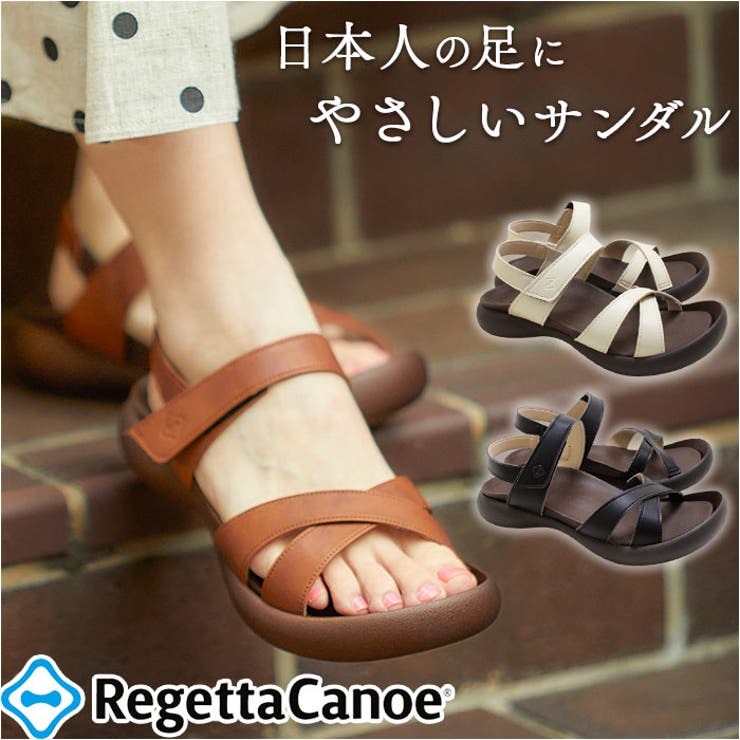 RegettaCanoe リゲッタカヌー クロスベルトストラップサンダル