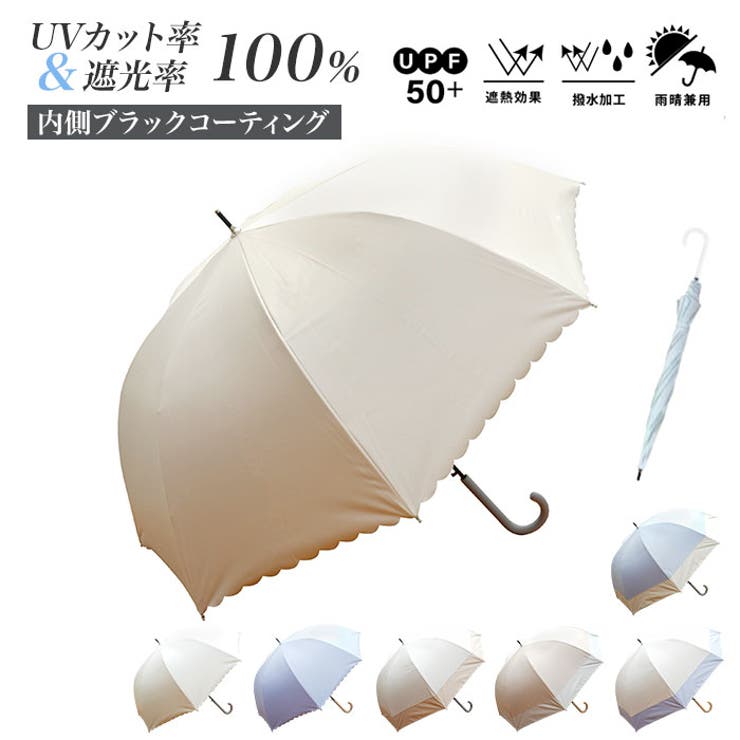 晴雨兼用傘 ブラックコーティング ドームタイプ | BACKYARD FAMILY | 詳細画像1 