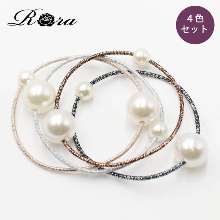 クリック ヘアゴム 4つセット ヘアゴムセット | BACKYARD FAMILY | 詳細画像1 